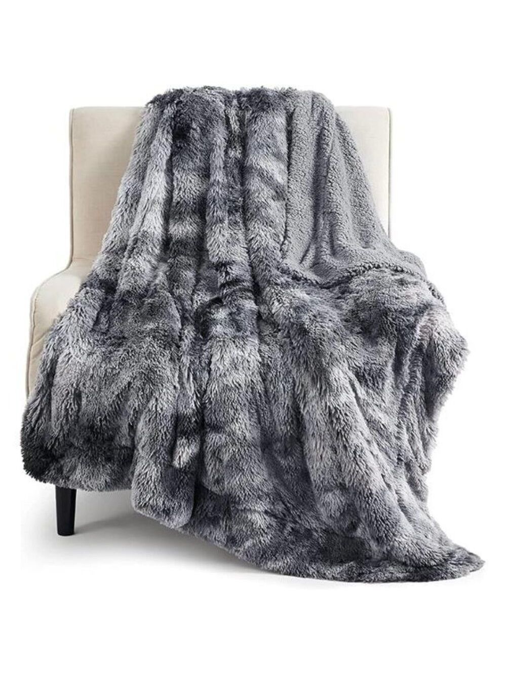 fluffy faux fur throw blanket soft sherpa fleece warm cozy couch sofa bedding